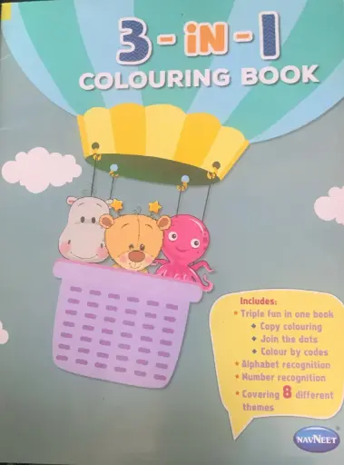 3 in 1 colouring book 