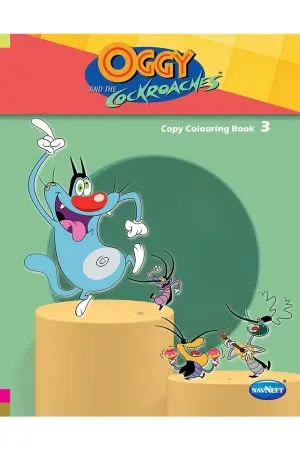 Oggy & cokraches copy colouring book