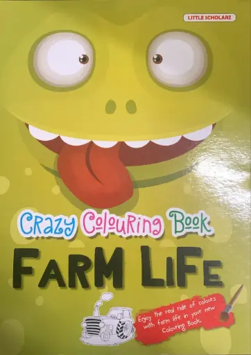 Crazy colouring book farm life