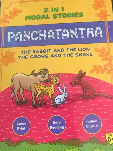 2in1 moral story rabbit & lion the crows & snake 
