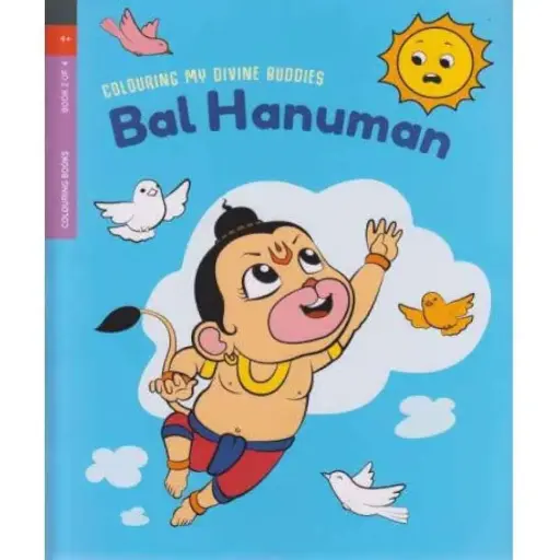 Colouring divine buddies bal hanuman 