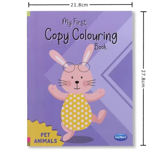 My first copy colouring book