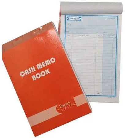 High quality cash memo book 