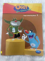 Oggy & cockraches copy colouring book 