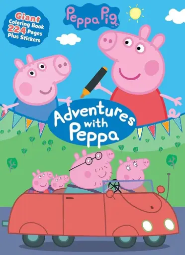 Peppa pig colouring book 