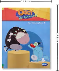 Oggy & cockroaches copy colouring book 