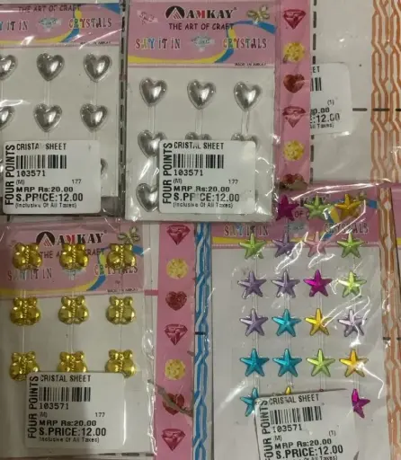 Cristal sheet craft
