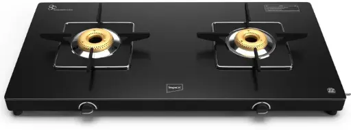 IMPEX GLASS TOP GAS STOVE ASPIRA GLAZE 2B 