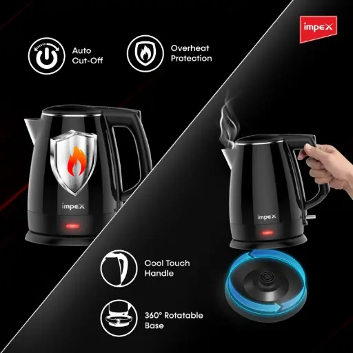 IMPEX ELECTRIC KETTLE STEAMER JB15 