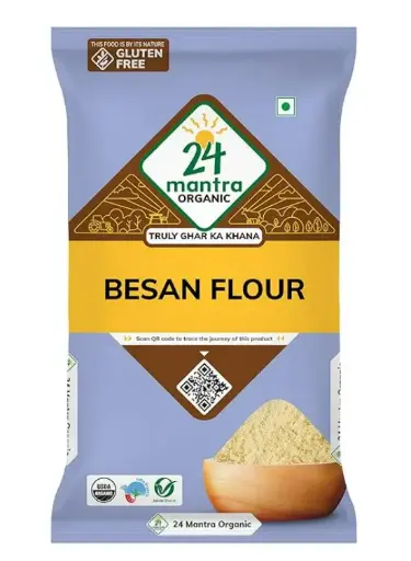 24 Mantra Organic Besan Flour 500 gms