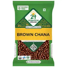 24 Mantra Organic Brown Chana 500 gms