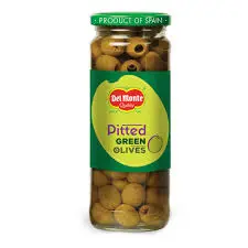 Del Monte Pitted Green Olives 450 gms