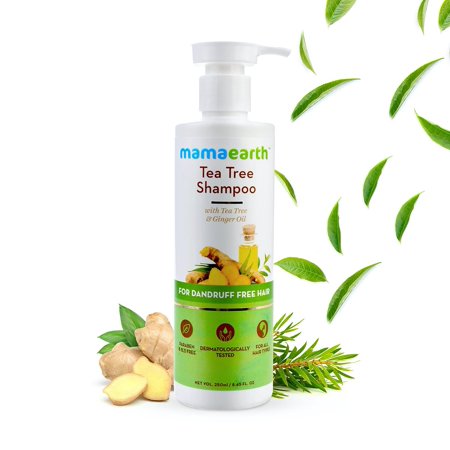 Mamaearth Tea Tree Shampoo For Dandruff Free Hair250 Ml