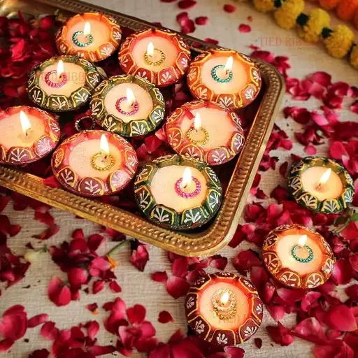 Decorative Diya pack of 12