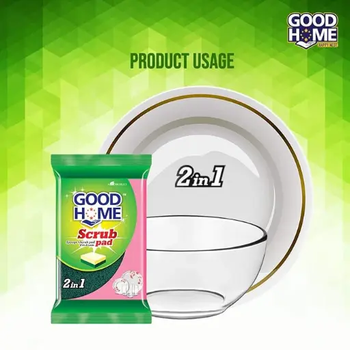 Good home scrub pad 2in1